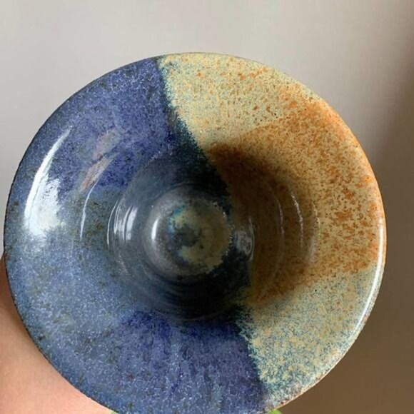 Vintage Handmade Ceramic Planter - Picture 5 of 6